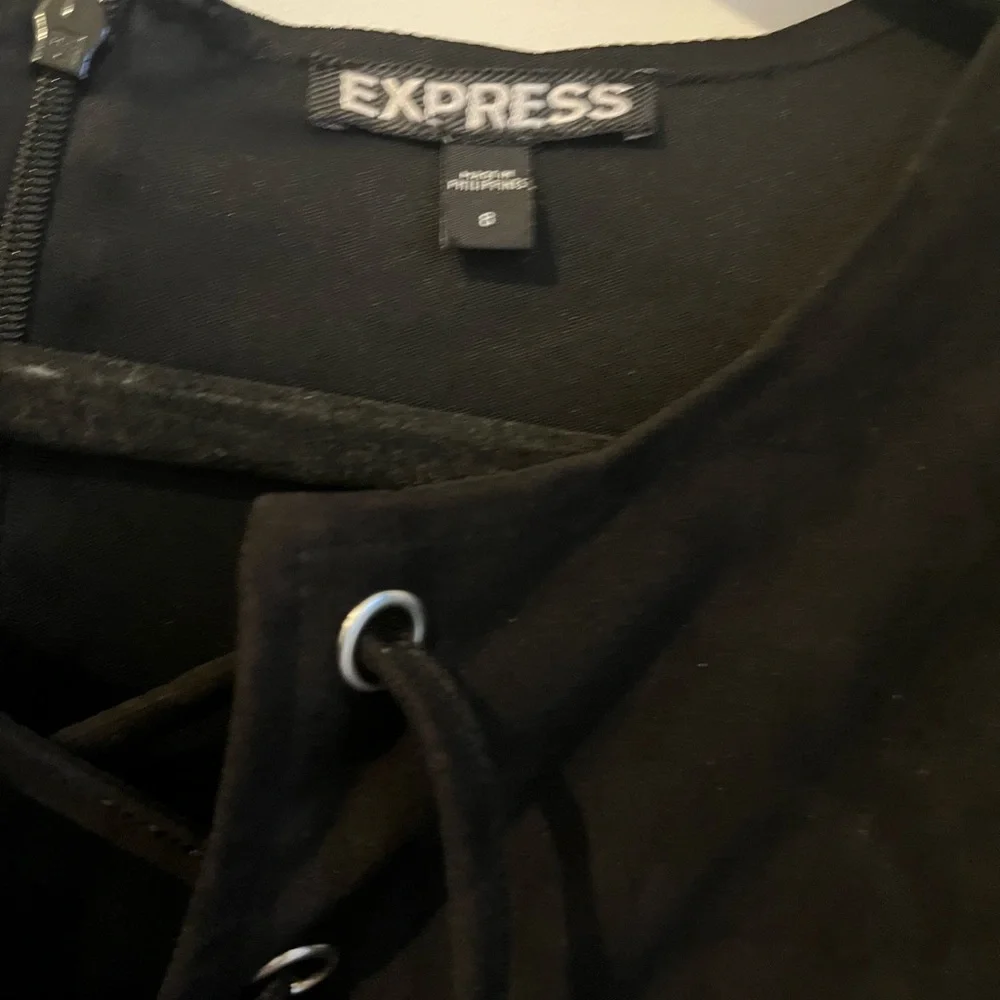 Express faux Suede mini dress - Picture 2 of 3